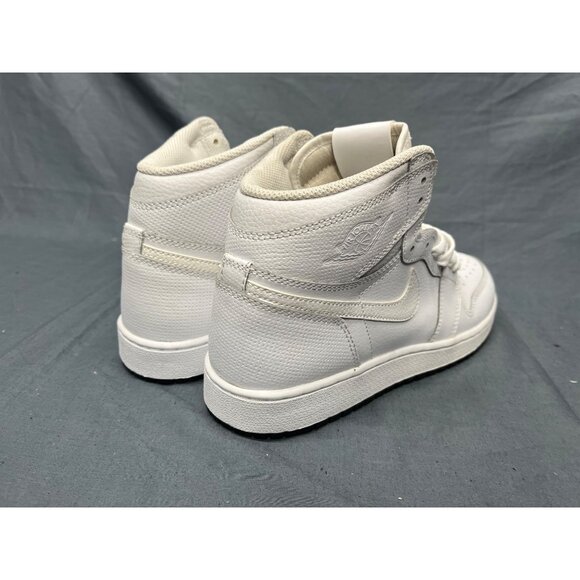 Nike Boys Jordan 1 Retro High (GS) 2017 White Perforated Size 7 NEW NO BOX! - Picture 8 of 11